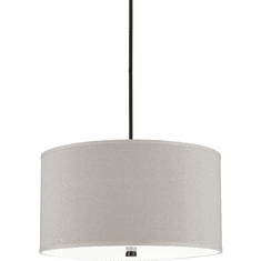 Visual Comfort Studio 65262EN3-710 Dayna Shade Pendants Burnt Sienna LED Drum Pendant Light Fixture