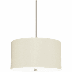 Visual Comfort Studio 65262EN3-962 Dayna Shade Pendants Brushed Nickel LED Drum Pendant Lighting Fixture