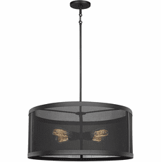 Visual Comfort Studio 6528504-12 Gereon Contemporary Black 24" Pendant Lighting