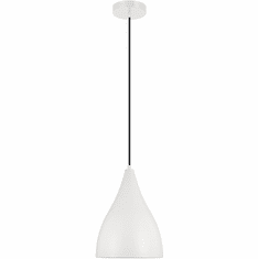 Visual Comfort Studio 6545301-115 Oden Matte White 9" Mini Lighting Pendant
