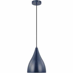Visual Comfort Studio 6545301EN3-127 Oden Navy 9" Mini Hanging Lamp