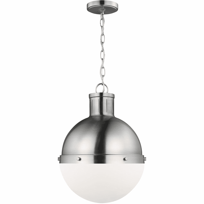 Visual Comfort Studio 6577101-962 Hanks Contemporary Brushed Nickel Pendant Light