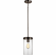 Visual Comfort Studio 6590301-778 Zire Modern Brushed Oil Rubbed Bronze Mini Pendant Light Fixture