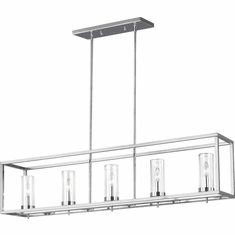 Visual Comfort Studio 6690305-05 Zire Contemporary Chrome Island Light Fixture