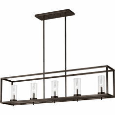 Visual Comfort Studio 6690305-778 Zire Modern Brushed Oil Rubbed Bronze Kitchen Island Light Fixture