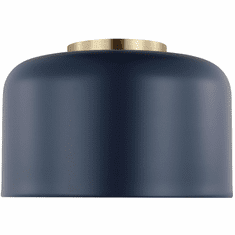 Visual Comfort Studio 7505401-127 Malone Navy 11" Flush Mount Lighting Fixture