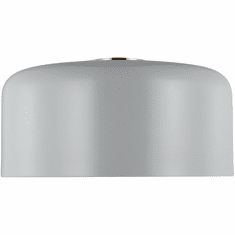Visual Comfort Studio 7705401-118 Malone Matte Grey / Satin Brass 16" Ceiling Lighting