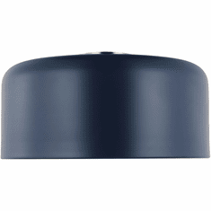 Visual Comfort Studio 7705401-127 Malone Navy / Satin Brass 16" Overhead Lighting Fixture