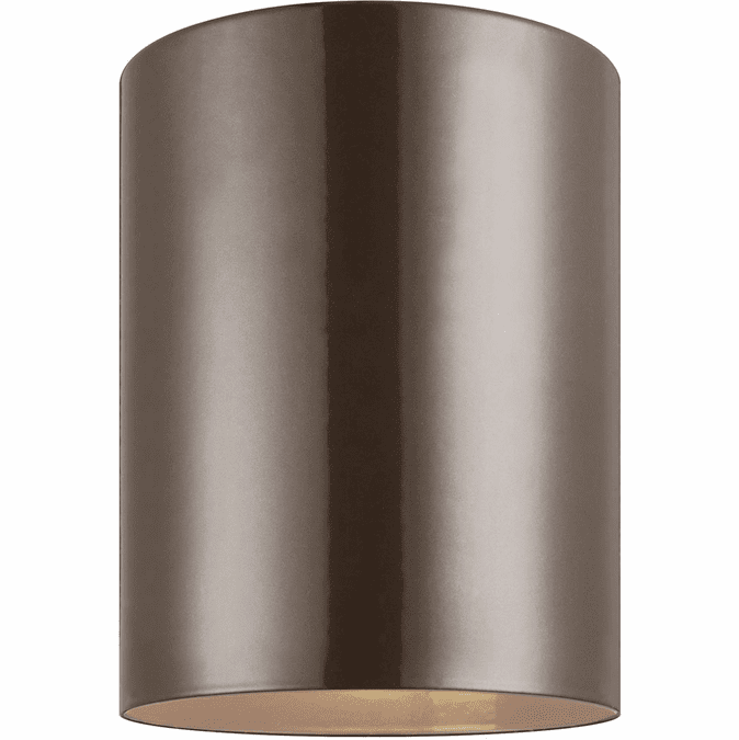 Visual Comfort Studio 7813897S-10 Outdoor Cylinders Contemporary Bronze LED Outdoor Home Ceiling Lighting