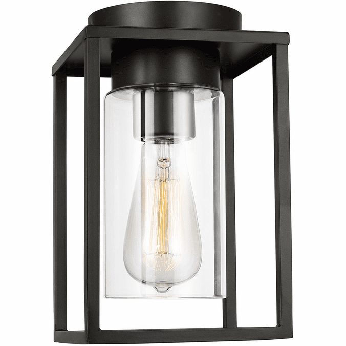 Visual Comfort Studio 7831101-71 Vado Contemporary Antique Bronze Exterior Flush Lighting