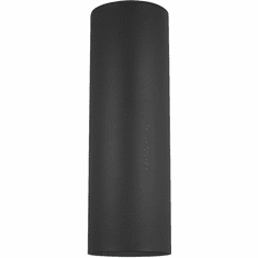 Visual Comfort Studio 8313902-12 Outdoor Cylinders Contemporary Black Exterior 6" Wall Light Fixture
