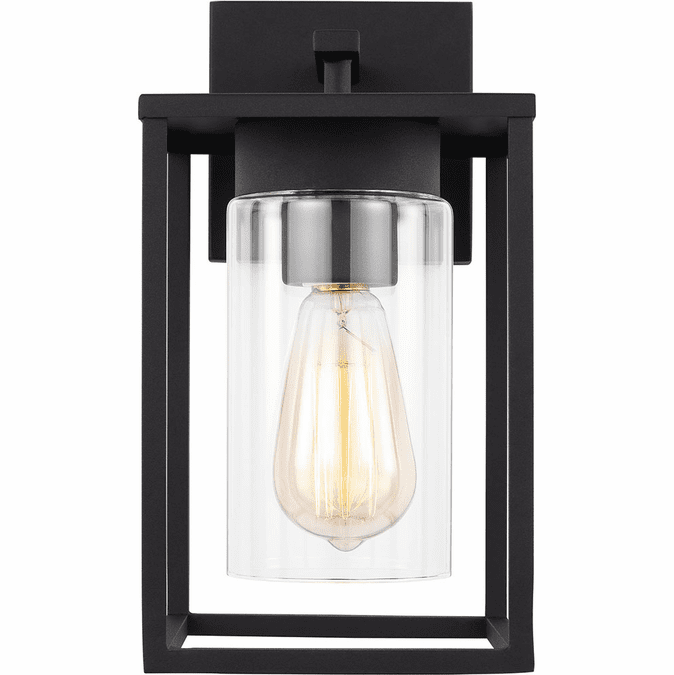 Visual Comfort Studio 8531101EN7-12 Vado Modern Black Exterior 6" Wall Lamp