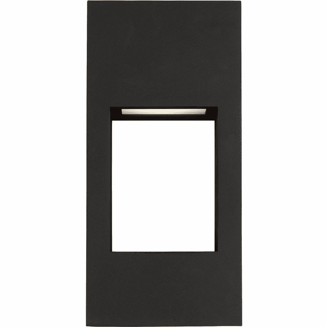 Visual Comfort Studio 8557793S-12 Testa Modern Black LED Outdoor 6" Wall Sconce
