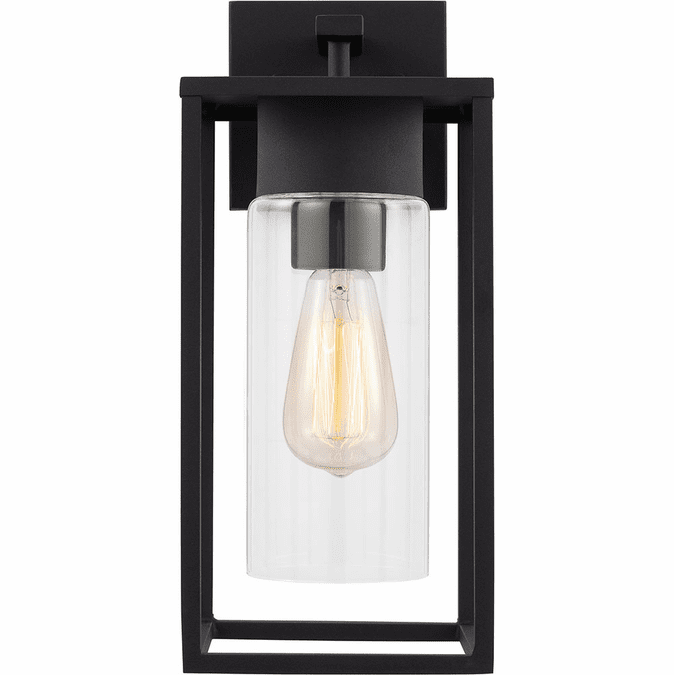Visual Comfort Studio 8631101EN7-12 Vado Contemporary Black Outdoor 6" Wall Mounted Lamp