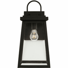 Visual Comfort Studio 8748401-12 Founders Modern Black Exterior 8.5" Wall Sconce Lighting