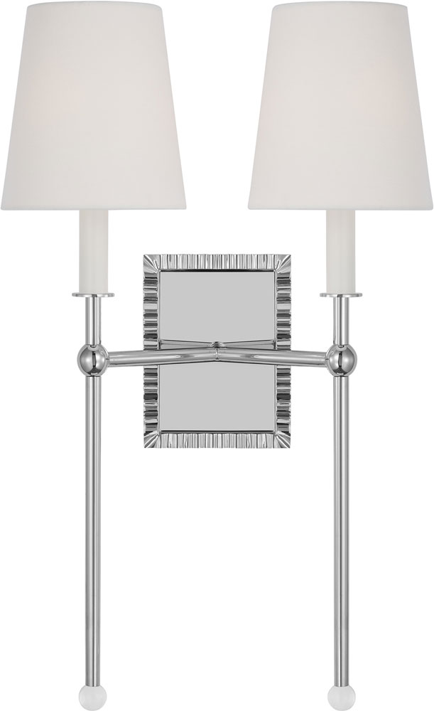 Visual Comfort Studio AW1202PN Baxley Polished Nickel Lamp Sconce - VCS ...