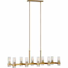 Visual Comfort Studio CC13810BBS Geneva Modern Burnished Brass Island Lighting