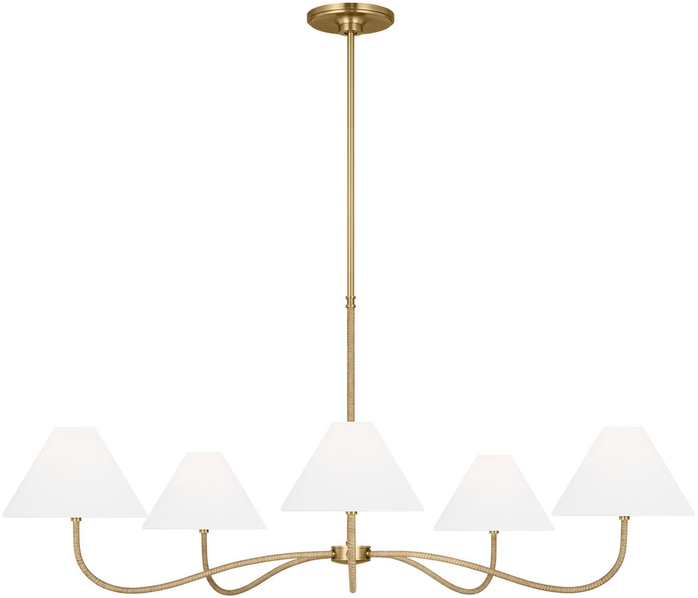 Visual Comfort Studio CC1695BBS Laguna Burnished Brass Ceiling ...