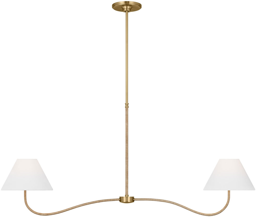 Visual Comfort Studio CC1712BBS Laguna Burnished Brass Kitchen Island ...