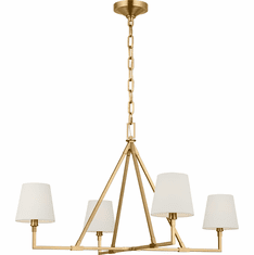 Visual Comfort Studio CC1724BBS Perth Burnished Brass Hanging Chandelier