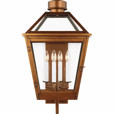Visual Comfort Studio CO1364NCP Hyannis Traditional Natural Copper 16" Outdoor Wall Light Sconce