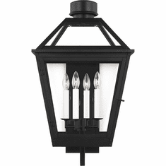 Visual Comfort Studio CO1364TXB Hyannis Traditional Textured Black 16" Outdoor Lighting Wall Sconce