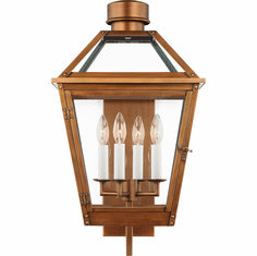 Visual Comfort Studio CO1374NCP Hyannis Traditional Natural Copper 14" Outdoor Wall Light Sconce