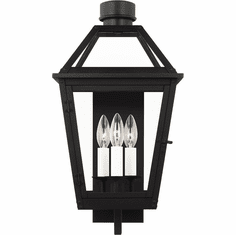Visual Comfort Studio CO1383TXB Hyannis Traditional Textured Black 10.5" Exterior Wall Lamp