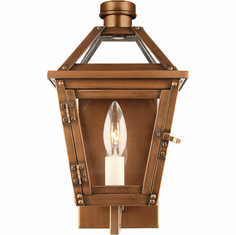 Visual Comfort Studio CO1401NCP Hyannis Traditional Natural Copper 6.5" Outdoor Wall Lamp
