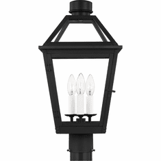 Visual Comfort Studio CO1413TXB Hyannis Traditional Textured Black Outdoor Post Lighting Fixture