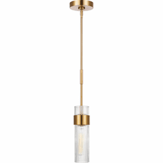 Visual Comfort Studio CP1161BBS Geneva Modern Burnished Brass Mini Pendant Light