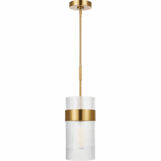 Visual Comfort Studio CP1171BBS Geneva Modern Burnished Brass Mini Hanging Light