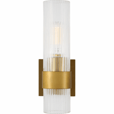 Visual Comfort Studio CV1021BBS Geneva Contemporary Burnished Brass Lighting Wall Sconce
