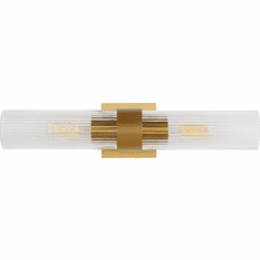 Visual Comfort Studio CV1022BBS Geneva Modern Burnished Brass Bathroom Sconce