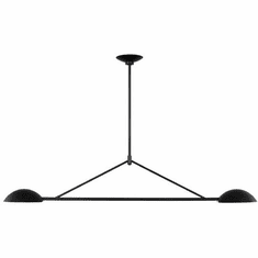 Visual Comfort Studio EC1292AI Nevel Modern Aged Iron Kitchen Island Lighting