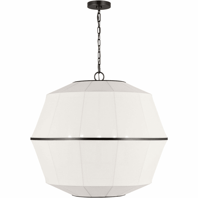 Visual Comfort Studio EP1475AI Hikari Modern Aged Iron 28" Pendant Hanging Light
