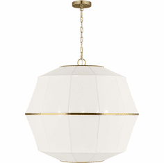 Visual Comfort Studio EP1475BBS Hikari Contemporary Burnished Brass 28" Drop Lighting