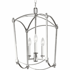 Visual Comfort Studio F3321-3PN Thayer Polished Nickel 12" Foyer Lighting