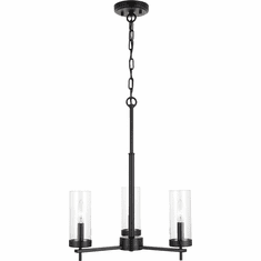 Visual Comfort Studio Lighting 3190303-112 Zire Midnight Black Mini Chandelier Lamp