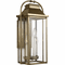 Visual Comfort Studio OL13200PDB Wellsworth Painted Distressed Brass Outdoor 8.5" Wall Light Sconce - alt
