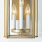 Visual Comfort Studio OL13200PDB Wellsworth Painted Distressed Brass Outdoor 8.5" Wall Light Sconce - alt