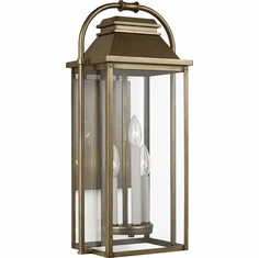 Visual Comfort Studio OL13201PDB Wellsworth Painted Distressed Brass Exterior 10.5" Wall Sconce Light
