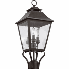 Visual Comfort Studio OL14406SBL Galena Traditional Sable Exterior Lamp Post Light