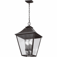 Visual Comfort Studio OL14408SBL Galena Traditional Sable Outdoor 13" Ceiling Light Pendant