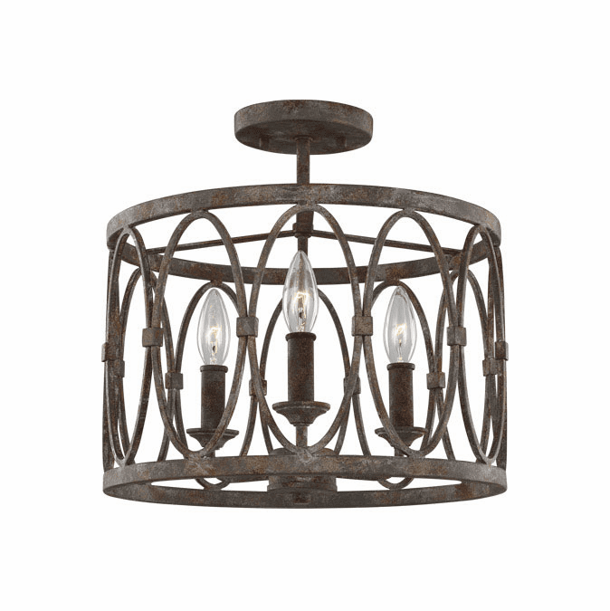 Visual Comfort Studio SF346DA Patrice Vintage Deep Abyss Ceiling Light Fixture