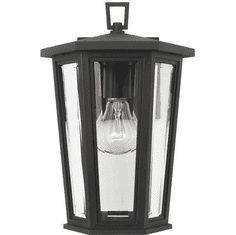 Visual Comfort Studio SLO1041TXB Witley Modern Textured Black Outdoor Sconce Lighting