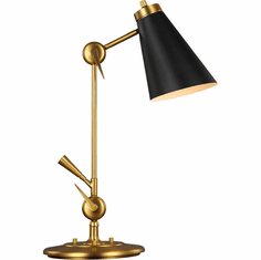 Visual Comfort Studio TT1061BBS1 Signoret Modern Burnished Brass Desktop Lamp