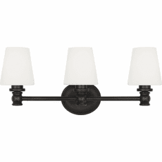 Visual Comfort Studio VS22103AI Xavierre Aged Iron 3-Light Bath Sconce
