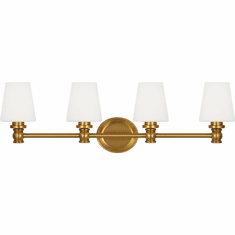 Visual Comfort Studio VS22104BBS Xavierre Burnished Brass 4-Light Bath Lighting Fixture