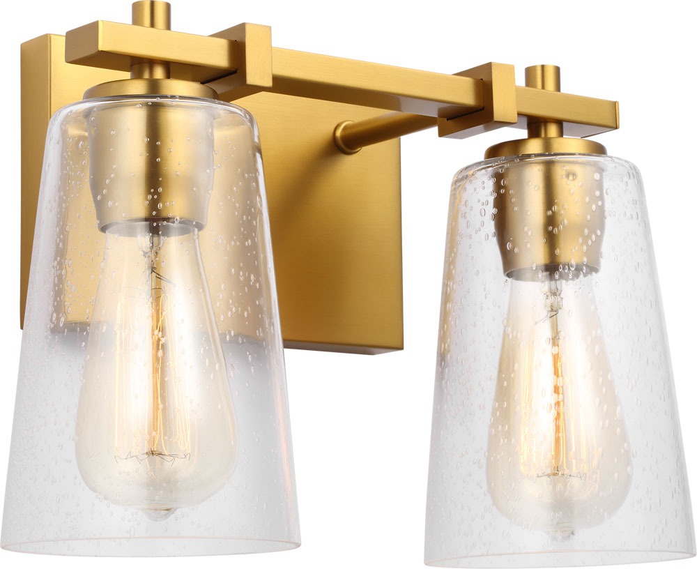Visual Comfort Studio VS24302BBS Mercer Modern Burnished Brass 2Light
